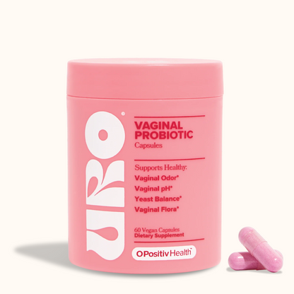 O Positiv URO Vaginal Probiotics for Women pH Balance with Prebiotics & Lactobacillus – Vaginal Health Supplement – Promote Healthy Vaginal Odor & Flora, 60 Count (Pack of 1), 1 Month Supply